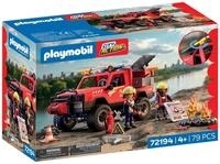 PLAYMOBIL | City Action | Feuerwehr‑Pickup | Gel&auml;ndeg&auml;ngiges Einsatzfahrzeug mit