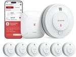 X-Sense Smart WLAN-Rauchmelder Feuermelder mit 10-Jahres-Batterie und SBS50