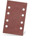 MENZER Red Klett-Schleifbl&auml;tter, 133 x 80 mm, 8-Loch, f. Schwingschleifer,