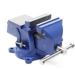 Wiltec Schraubstock Heavy Duty 100 mm Klemmbacke, Spannwerkzeug mit Amboss f&uuml;r