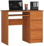 AKORD Schreibtisch A6 90 cm | 3 Schubladen Rechts | Schreibtisch | B&uuml;rotisch 