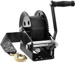 VEVOR Seilwinde 725,7kg Handseilwinde 224x151x177mm Bootswinde 2-Wege-Ratsche/1-Gang