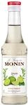 Monin Sirup Limette (1x 0,25 l) &ndash; Limettensirup f&uuml;r Cocktails, Mocktails &