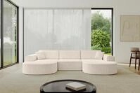 ALTDECOR Ecksofa in U-Form Corner Sofa Bett Eckcouch Couch L-Form Wohnlandschaft