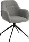 CLP Esszimmerstuhl drehbar Merlinda mit Teddystoff, Sessel gepolstert 360&deg;