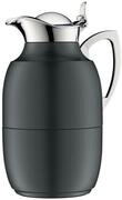 alfi JUWEL 1,0l, satin black mat, elegante Isolierkanne mit Hartglaseinsatz, 12h