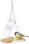 10 x Vogelfutterhaus, Vogelfutterspender aus Acryl, zum Aufh&auml;ngen, f&uuml;r...