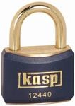Kasp K12440BLUA1 Vorh&auml;ngeschloss, 40 mm, Messing, Farbe Blau