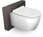 BERNSTEIN Design Wand WC sp&uuml;lrandlos H&auml;nge WC Set Toilette abnehmbaren Deckel...