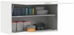 vidaXL Wandschrank f&uuml;r die Garage mit Gasdrucklift-T&uuml;r Wei&szlig;, Wohnzimmer,...