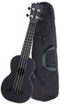 Classic Cantabile BeachBuddy "Blackbird" Sopran Ukulele aus ABS Material (Uke,...
