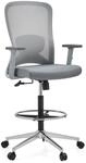 hjh OFFICE Counterstuhl Ergonomisch Top Work 44 W &ndash; Hoher Verstellbarer