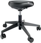 Leitz Ergo H&ouml;henverstellbarer Sitzhocker (46&ndash;59 cm) mit Rollen, B&uuml;rohocker mit