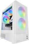 Mars Gaming MC-Onyx, MicroATX Gaming-Geh&auml;use, Metall-Mesh-Front, Seitenfenster aus