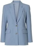 SELECTED WOMEN Damen Slfrita Ls Classic Blazer Mel Noos, Dusty Blue, 38