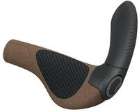 Ergon GP4 EVO Fahrradgriffe mit eingebauten Lenkerenden, Biokork, klein