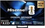 Hisense 75U7DSE Fernseher 75 Zoll, 4K UHD, Hi-QLED Mini LED, Smart TV, 144Hz, Hi-View