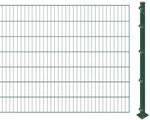 Einstabmattenzaun inkl. Pfosten zum Einbetonieren (H&ouml;he: 140 cm, L&auml;nge: 12 m) 