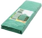Outsunny Gew&auml;chshausfolie 3 x 2 m Wasserdicht mit Rollt&uuml;r 6 Fenster Gr&uuml;n