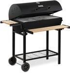 BBQ-Toro Holzkohle Grillwagen mit Deckel | &Oslash; 80 x (L) 42 cm | Premium
