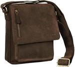 STILORD Herren-Umh&auml;ngetasche braun - Kleine Vintage Schultertasche - 8,4 Zoll