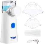 Witali Inhalationsger&auml;t tragbar, USB wiederaufladbar, leiser Mesh Vernebler...