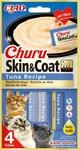INABA Churu Skin & Coat - Thunfischp&uuml;ree - Omega 3 & 6 und Taurin - Cremiger Textur