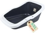 XXL Katzenklo Katzentoilette gro&szlig; Gro&szlig;es Katzenklo 70 cm Katzen Klo offen...