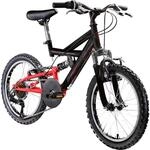 Galano FS180 18 Zoll Kinderfahrrad Mountainbike Fully MTB 6 G&auml;nge ab 6 J