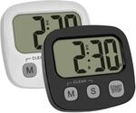 TFA Dostmann 2er-Set Digitaler Kurzzeitmesser zum Sport/Kochen/Lernen, 38.2057.40.02,