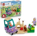 LEGO Bluey Omas mit Bingo und Bluey - Lernspielzeug mit Auto, 2 Minifiguren & Garten