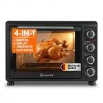 Sommertal Minibackofen 30 Liter mit Drehspie&szlig; & Umluft, 1500W, 100&ndash;230&deg;C,...