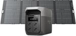 ECOFLOW DELTA 3 Max tragbare Powerstation 2 048 Wh mit 400W Bifazialem Solarpanel, 2