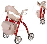 Aluminium Rollator faltbar mit Sitz und Einkaufstasche - 8,5 kg