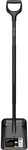 Fiskars Ergonomic Pro Schaufel Schwarz