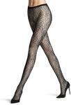 FALKE Damen Strumpfhose Sea Lightness W Ti transparent gemustert 1 St&uuml;ck, Schwarz