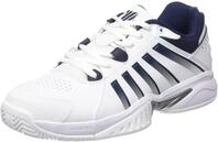 K-Swiss Herren Receiver V Tennisschuh, White Peacoat Silver, 44 EU Schmal