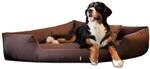 tierlando&reg; Trivia Komfort Hundebett, Platzsparendes Eckbett, Dreieckbett mit
