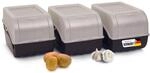 Novaliv Kartoffel Aufbewahrungsbox | 3x mittel 5L | PERLMUT Weiss |...