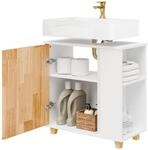 SoBuy Waschbeckenunterschrank Badm&ouml;bel Unterschrank Badezimmer &ndash; Badschrank...