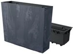 Prosperplast URBI CASE Beton Effect Balkonkasten mit Reservoir, Ma&szlig;e (mm) 580...