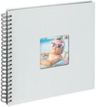 walther design Fotoalbum hellblau 30 x 30 cm Spiralalbum mit Cover-Ausstanzung, Fun