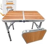 Preiswert & Gut Campingtisch klappbar H&ouml;henverstellbar 26/50/62 cm Camping...
