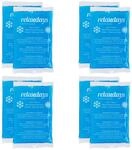 Relaxdays 24 x K&uuml;hlpads, Kalt-Warm-Kompressen, 9 x 15 cm, Erste Hilfe,