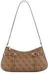 GUESS Leona Logo Shoulder Bag BNN - BONE LOGO One Size, Latte Logo, Einheitsgr&ouml;&szlig;e