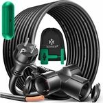 KESSER&reg; Verl&auml;ngerungskabel 10m Mehrfachstecker mit 3 x Schuko Stecker mit