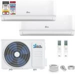 K&auml;ltebringer Multisplit Klimaanlage 2 Innenger&auml;te - 18000 BTU - 5,3 kW -...