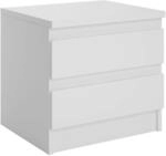 CARO-M&ouml;bel Nachttisch Aster Nachtschrank Nachtkommode mit 2 grifflosen...