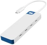 Flex 4 Port USB C Hub (blau)