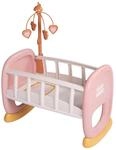 Smoby - Baby Nurse Puppenwiege mit Mobile - Puppenbett mit Wiegefunktion, f&uuml;r Puppen